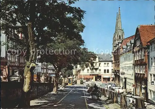 Marburg Lahn Steinweg Kirchtuerme Kat. Marburg