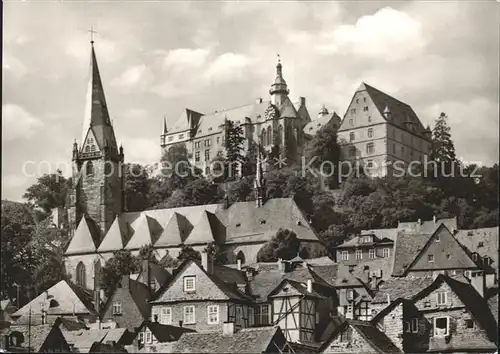 Marburg Lahn Lutherische Pfarrkirche Landgrafenschloss Kat. Marburg