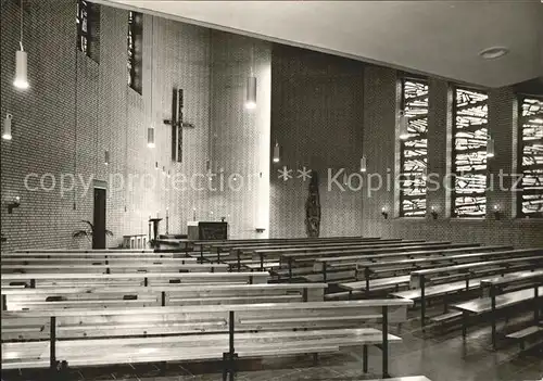 Willingen Sauerland Kath St Augustinus Kirche Inneres Heilklimatischer Kneipp Kurort Kat. Willingen (Upland)