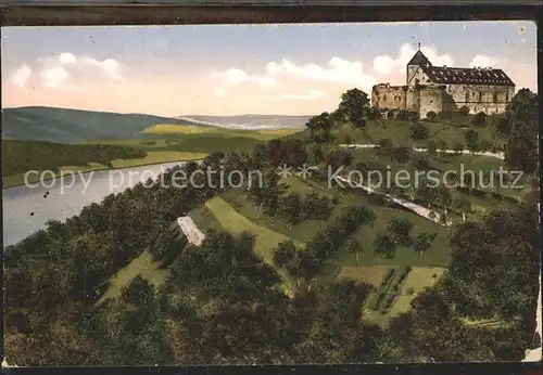 Waldeck Edersee Schloss Stausee Edertalsperre Kat. Edertal