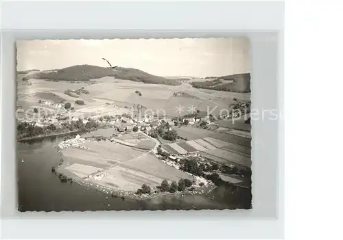 Helminghausen am Diemelsee Fliegeraufnahme Kat. Marsberg