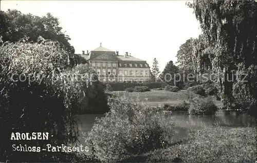 Arolsen Bad Schloss Parkseite  Kat. Bad Arolsen