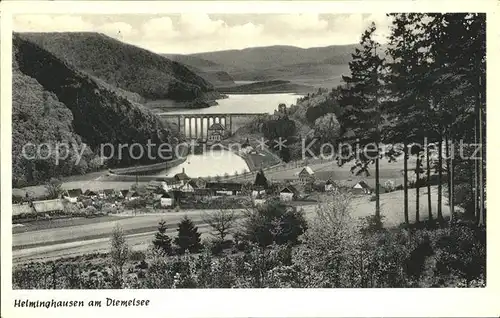 Helminghausen Diemeltalsperre  Kat. Marsberg