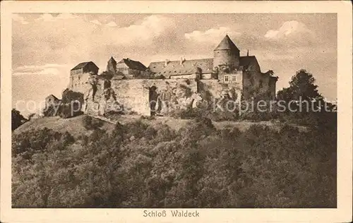 Schloss Waldeck  Kat. Waldeck