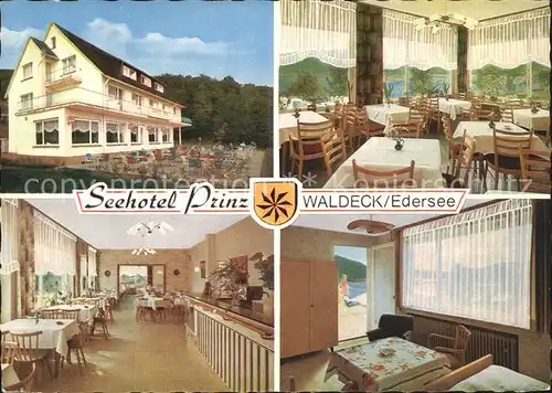 Waldeck Edersee Seehotel Prinz  Kat. Edertal