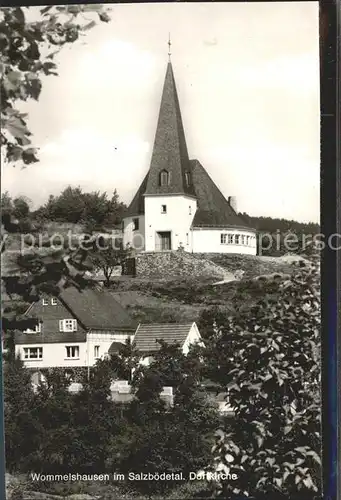 Wommelshausen Kirche  Kat. Bad Endbach