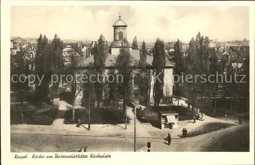 Kassel Kirche Unterneustaedter Kirchplatz  Kat. Kassel