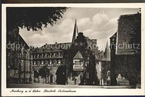 Marburg Lahn Deutsch Ordenshaus  Kat. Marburg