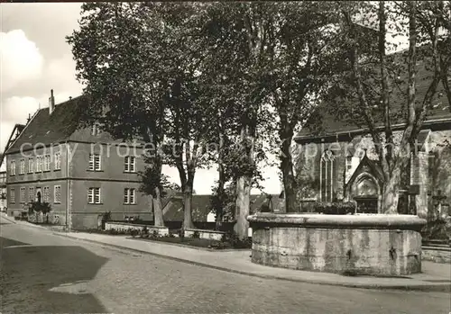 Nieheim Marktplatz Rathaus Kat. Nieheim