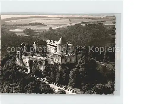 Schloss Waldeck Fliegeraufnahme Kat. Waldeck