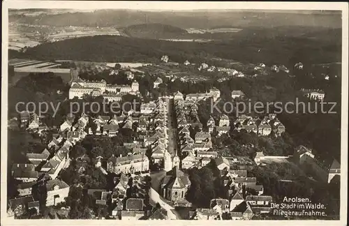 Arolsen Bad Fliegeraufnahme Kat. Bad Arolsen