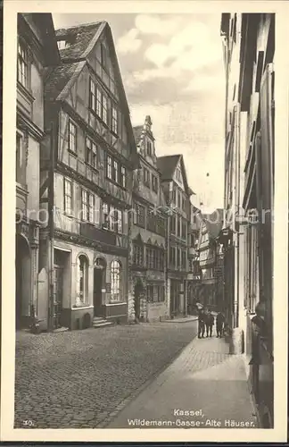 Kassel Wildemann Gasse Alte Haeuser Kat. Kassel