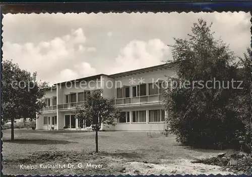 Bad Woerishofen Kneipp Kurinstitut Dr G Meyer Kat. Bad Woerishofen