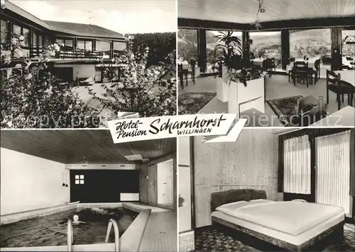 Willingen Sauerland Hotel Pension Scharnhorst Gastraum Hallenbad Zimmer Kat. Willingen (Upland)