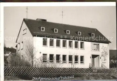 Weidenhausen Gladenbach Dorfgemeinschaftshaus Kat. Gladenbach