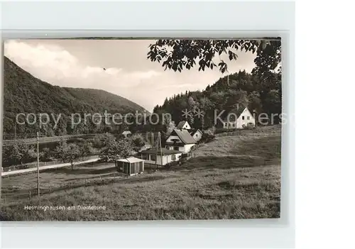 Helminghausen am Diemelsee Dorfpartie Kat. Marsberg