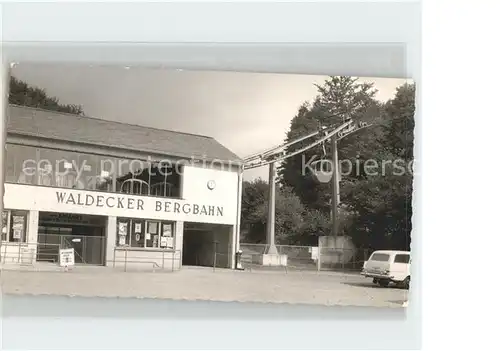 Waldeck Edersee Waldecker Bergbahn Bergstation Kat. Edertal