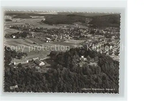 Gladenbach Luftkurort Fliegeraufnahme Kat. Gladenbach