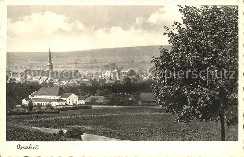 Brakel Westfalen Panorama Kat. Brakel