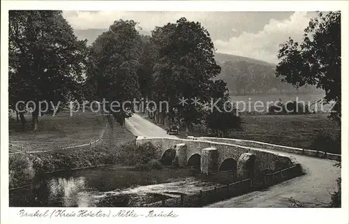 Brakel Westfalen Nethe Bruecke Kat. Brakel