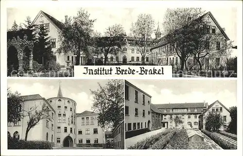 Brakel Westfalen Institut Brede Lyzeum Handelsschule der Armen Schulschwestern Kat. Brakel