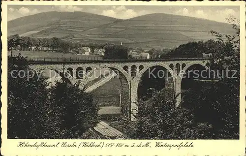 Usseln Viadukt Hoehenluftkurort Wintersportplatz Kat. Willingen (Upland)