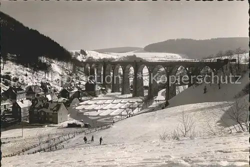 Willingen Sauerland Viadukt Wintersportplatz Hoehenluftkurort Kat. Willingen (Upland)