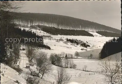 Willingen Sauerland Partie an der Essener Huette Winterpanorama Kat. Willingen (Upland)