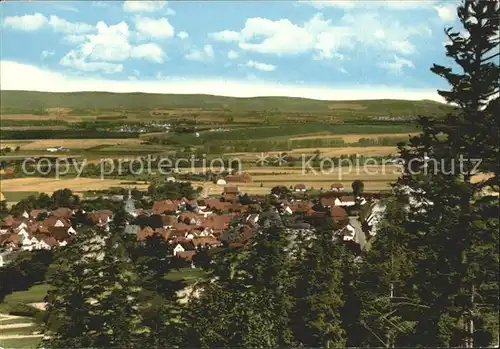 Nieheim Panorama Blick vom Holsterturm Kat. Nieheim