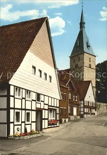 Nieheim Wasserstrasse Kirche Kat. Nieheim