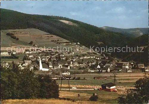 Willingen Sauerland Panorama Heilklimatischer Kurort Wintersportplatz Kat. Willingen (Upland)