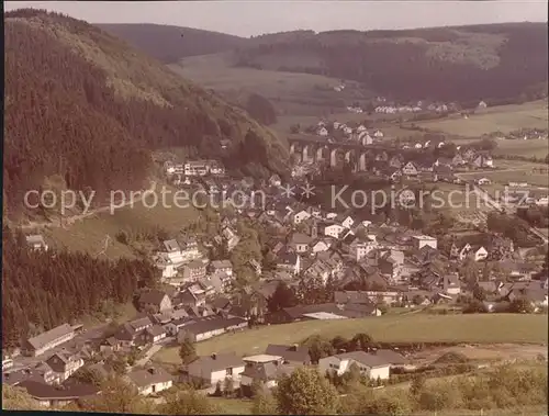 Willingen Sauerland Panorama Luftkurort Wintersportplatz Viadukt Kat. Willingen (Upland)