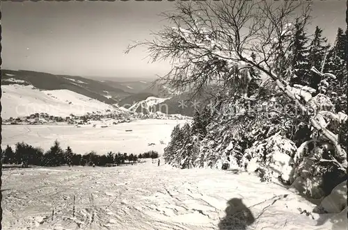 Willingen Sauerland Panorama Blick vom Ettelsberg Wintersportplatz Kat. Willingen (Upland)