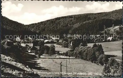 Willingen Sauerland Panorama Strycktal Kurort Wintersportplatz Kat. Willingen (Upland)