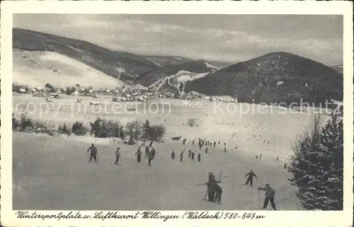 Willingen Sauerland Skipiste Wintersportplatz Luftkurort Kat. Willingen (Upland)