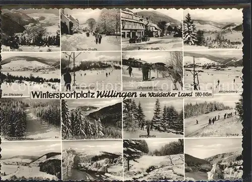 Willingen Sauerland Panorama Wintersportplatz Ettelsberg Kat. Willingen (Upland)
