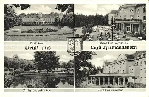 Bad Hermannsborn Kurhaus Kurpark Kat. Bad Driburg