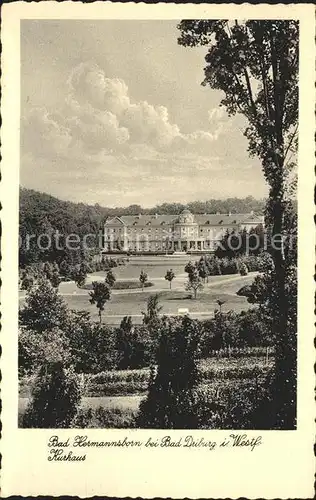 Bad Hermannsborn Kurhaus Kat. Bad Driburg