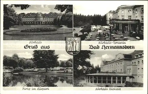 Bad Hermannsborn Kurhaus Kurpark Kat. Bad Driburg