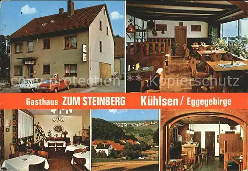 Kuehlsen Gasthaus Zum Steinberg Speiseraum Bar  Kat. Bad Driburg