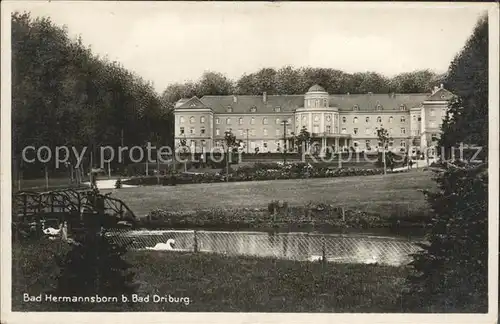 Hermannsborn Bad Kurhaus Kat. Bad Driburg