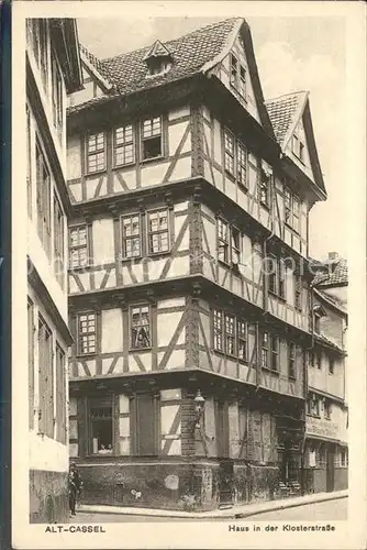 Kassel Haus Klosterstrasse Kat. Kassel