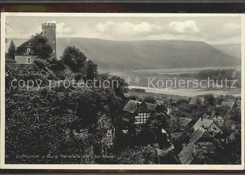 Herstelle Weser Burg Kat. Beverungen