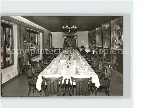 Lauenfoerde Gasthaus Pferdestall Speisesaal Kat. Lauenfoerde