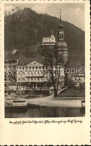 Bad Schandau Dampfschiffhotel Elbsandsteingebirge Kat. Bad Schandau