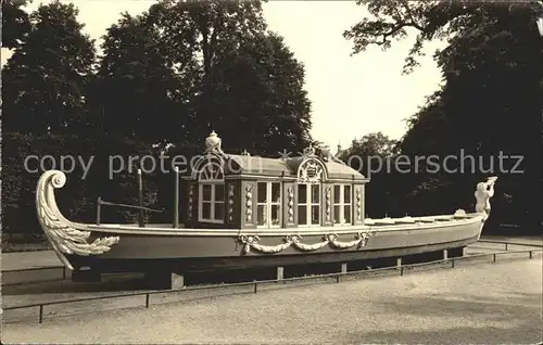 Pillnitz Schloss Prunk Gondel  Kat. Dresden