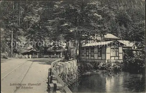 Bad Schandau Lichtenhainer Wasserfall  Kat. Bad Schandau