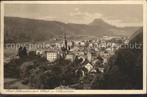 Bad Schandau Elbtal Lilienstein  Kat. Bad Schandau