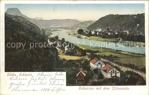 Bad Schandau Lilienstien  Kat. Bad Schandau