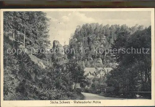 Porschdorf Waltersdorfer Muehle Kat. Porschdorf